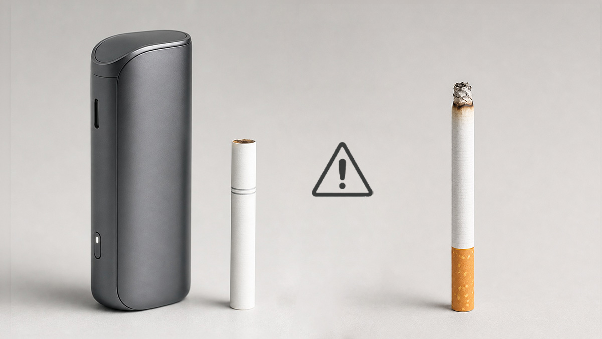 Tabacco riscaldato e sigaretta