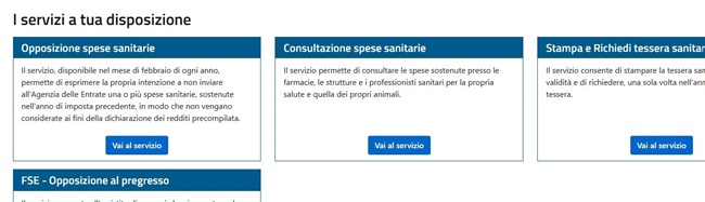 Consultazione spese sanitarie