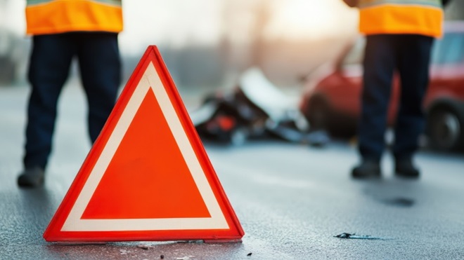 Triangolo per incidente stradale