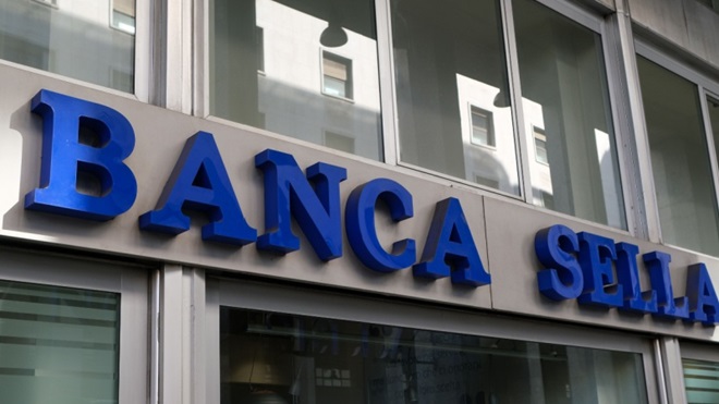 Insegna Banca Sella