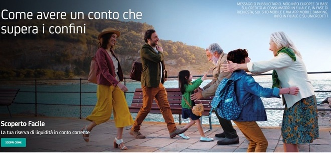 Scoperto Facile di Unicredit
