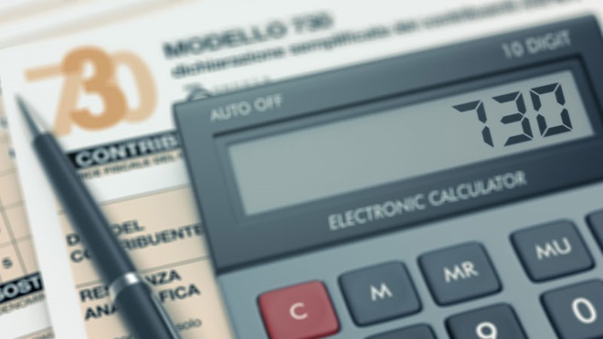 calcolatrice e modello 730