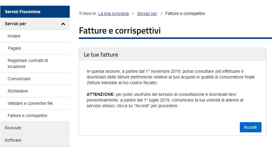 fatture elettroniche