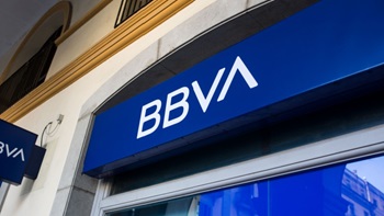 Insegna banca BBVA