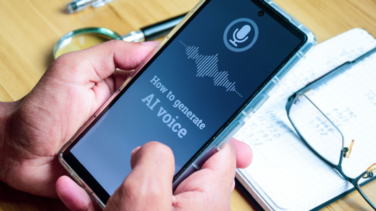 Smartphone con generatore di voce AI