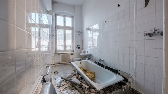 Bagno da ristrutturare