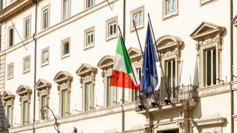Bandiere Palazzo Chigi