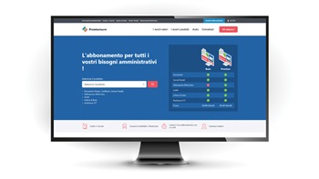 Schermata Visure online