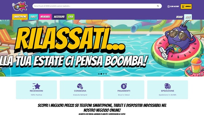 home page sito boomba.it