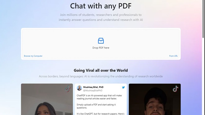 Home ChatPDF