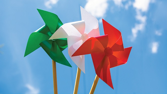 girandole tricolore