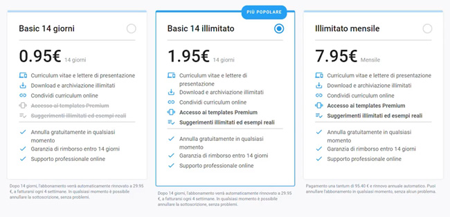 tipologie abbonamento