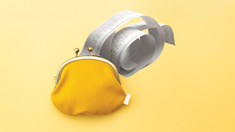 Borsellino giallo e metro