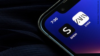 icone applicazioni Shein e Zara su smartphone