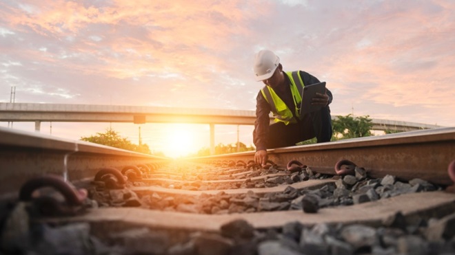 Tecnico ispezione ferrovia