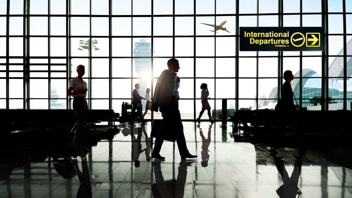 passeggeri in aeroporto