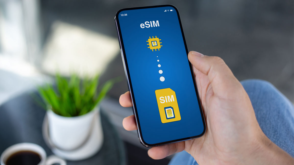esim display smartphone