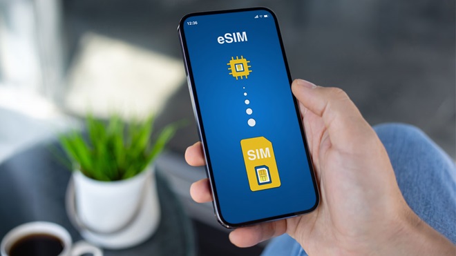 esim display smartphone
