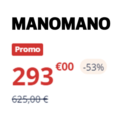 cartellino prezzo scontato manomano