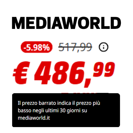 cartellino prezzo scontato mediaworld