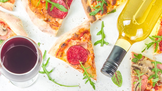 Vino e pizza
