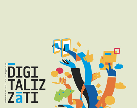 mani alzate stilizzate