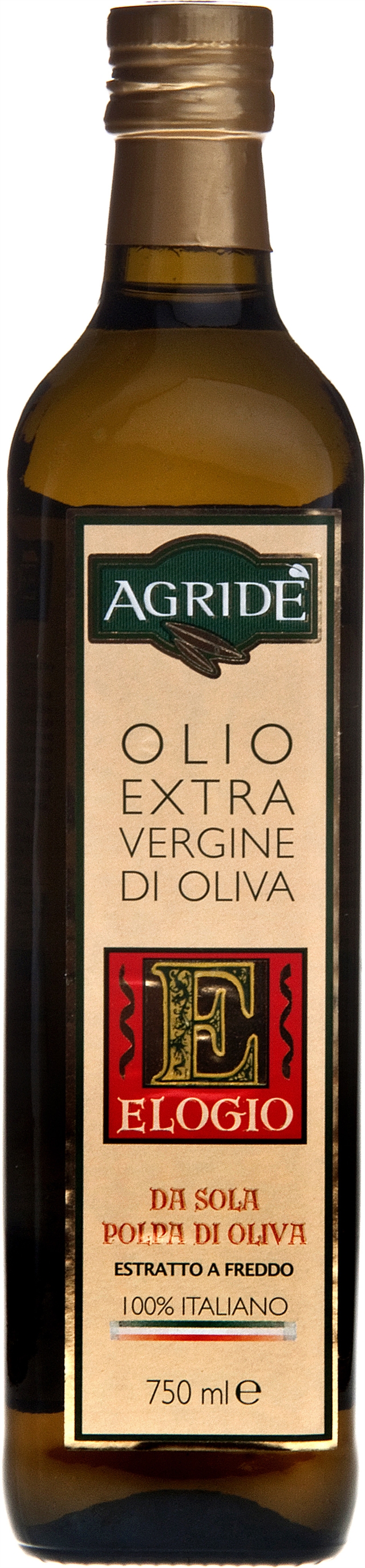 AGRIDE Elogio Olio Extravergine di Oliva 100% Italiano