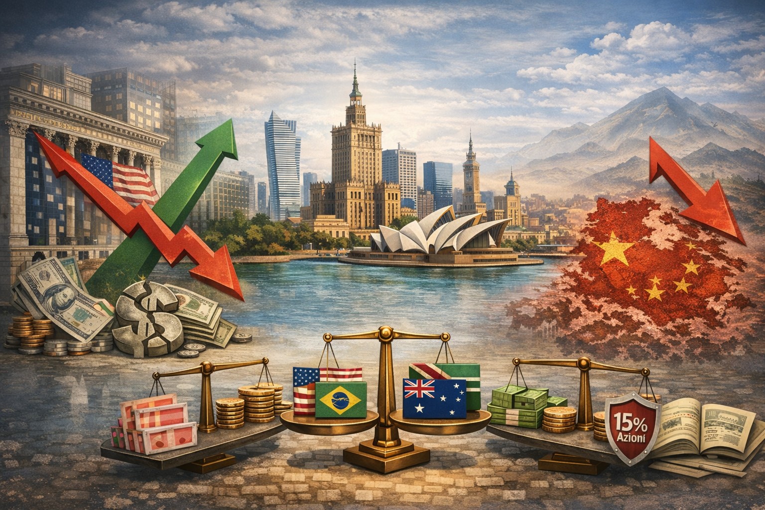 A dicembre le Borse mondiali (in euro e dividendi inclusi) han portato a casa un -0,1% che ha quindi confermato un 2025 discreto, ma non eccellente (+7,7%).