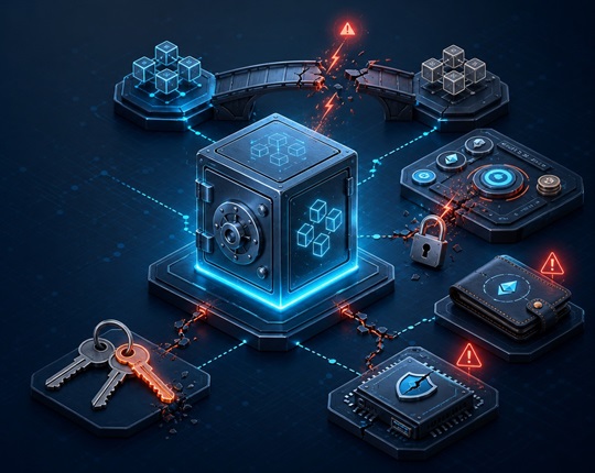 Gli attacchi alle criptovalute colpiscono bridge, chiavi e smart contract. Ecco quali rischi corre l’investitore.