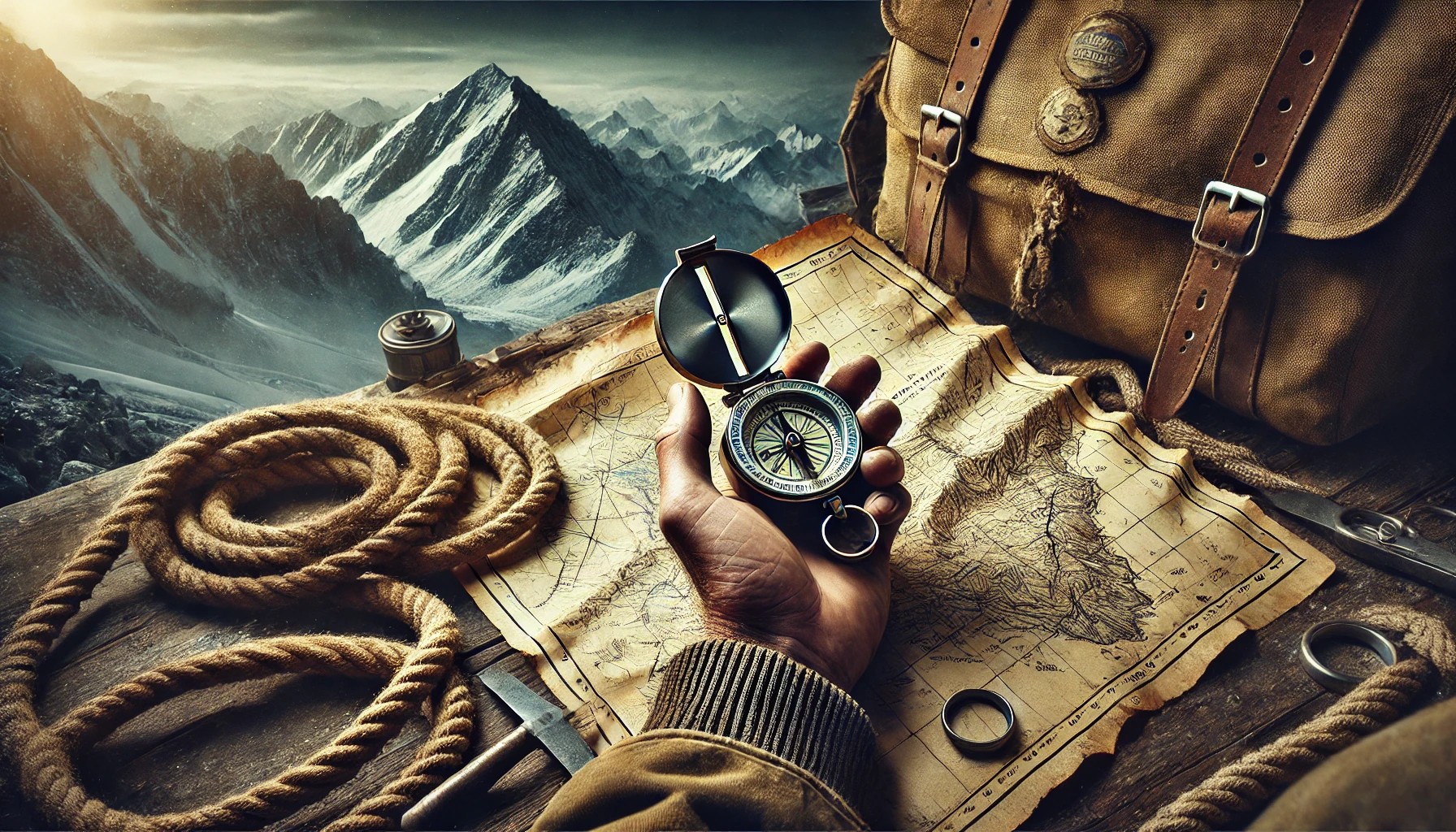 La bussola indica la direzione anche quando il terreno cambia, la mappa descrive il percorso in modo preciso. 