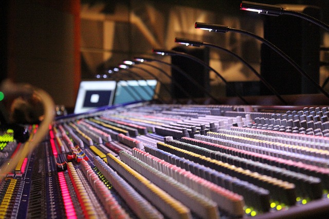 Musica sala di registrazione