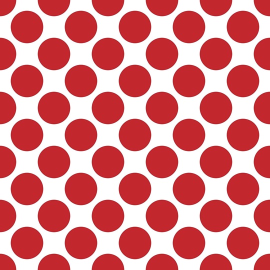 Polka dot è il termine inglese per quel disegno sui tessuti che noi chiamiamo motivo a pois.