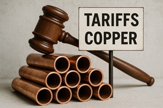 Gli Stati Uniti importano circa la metà del loro fabbisogno di rame raffinato, principalmente da Cile, Canada e Messico.